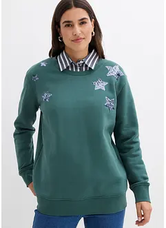 Sweatshirt aus Baumwoll-Mix, bonprix