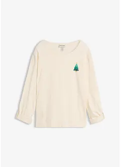 Langarmshirt aus reiner Bio-Baumwolle, bonprix
