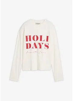 Langarmshirt aus Bio-Baumwollmix, bonprix