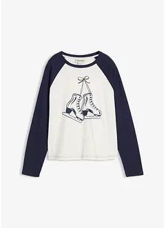 Raglanshirt aus reiner Bio-Baumwolle, bonprix