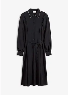 Midikleid mit Perlen Applikation, bonprix