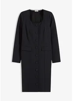 Blazerkleid mit Spitzenkante, bonprix