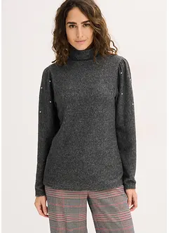 Fleeceshirt aus fließendem Viskose-Mix, bonprix