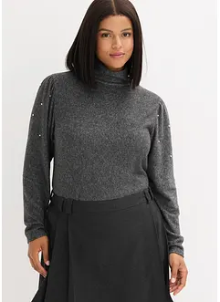 T-shirt manches longues en polaire fluide, bonprix