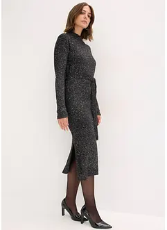 Strickkleid mit Pailletten, bonprix
