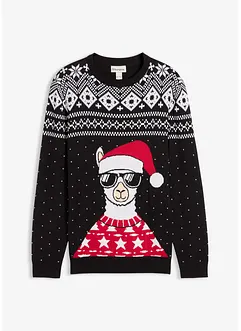 Pull de Noël en coton mélangé, bonprix