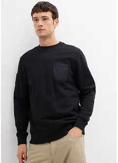 Sweatshirt mit Brusttasche aus Bio-Baumwolle, bonprix