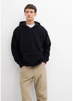 Teddyfleece-Sweatshirt mit Baumwollfutter, Loose Fit, bonprix
