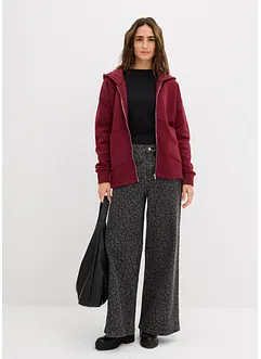 Sweat zippé oversize, bonprix