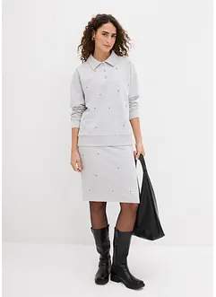 Sweat-shirt à rivets, bonprix