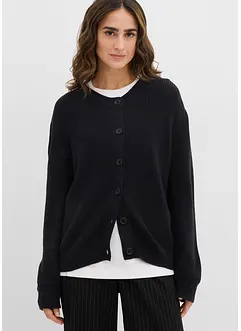Feinstrickjacke, Rundhals, bonprix