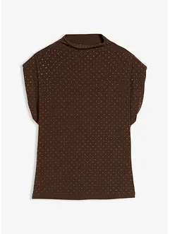 Top mit Glitzersteinen, bonprix