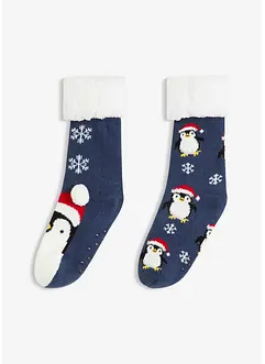 Kuschelsocken mit Teddyfutter (2er pack), bonprix