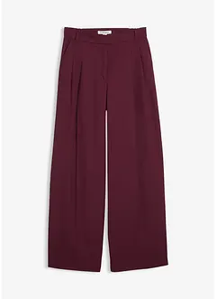 Bundfaltenhose mit Bequembund und Schlitz, bonprix