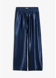 Satinierte Palazzo-Hose mit Bequembund, bonprix