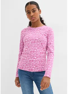 Langarmshirt aus reiner Bio-Baumwolle (3er Pack), bonprix