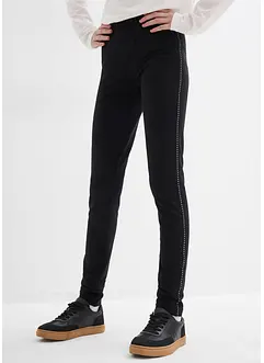 Thermo-Leggings mit Nietenband, bonprix