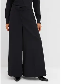 Pantalon large et fluide avec taille élastiquée, bonprix