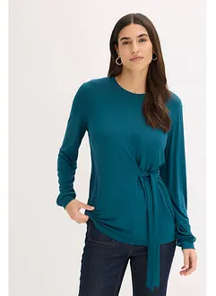 T-shirt manches longues en viscose douce et extensible, bonprix