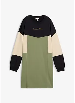 Sweatkleid aus reiner Baumwolle, bonprix