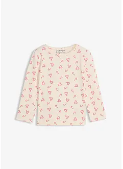 T-shirt manches longues en coton extensible, bonprix