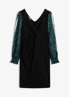 Figurbetontes Minikleid mit Cut-Outs an den Ärmeln, bonprix