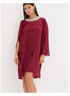 Chiffonkleid mit Strassstein-Applikation, bonprix