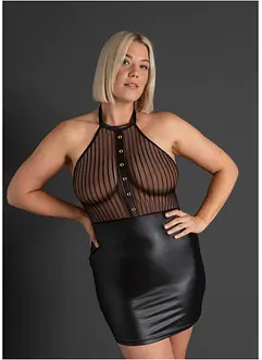 Nuisette dos-nu effet wetlook, bonprix