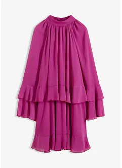 Chiffonkleid mit Volants, bonprix