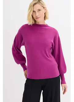 Strickpullover mit Ballonärmeln, bonprix