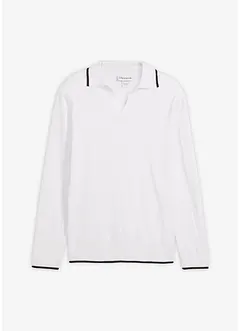 Pull en fine maille à détails contrastants, bonprix