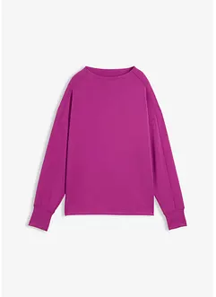Oversize Sweatshirt aus weichem Scuba, bonprix
