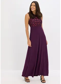 Robe longue brodée de sequins, bonprix
