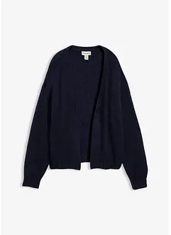 Verkürzte Oversize Grobstrickjacke, bonprix