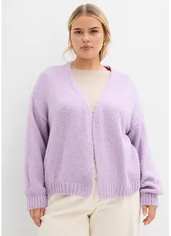 Verkürzte Oversize Grobstrickjacke, bonprix