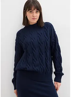 Oversize-Pullover aus softem Viskose-Mix, bonprix