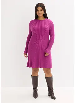 Robe courte en maille douce, bonprix