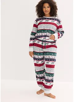 Pyjama en coton doux avec pochette cadeau, bonprix