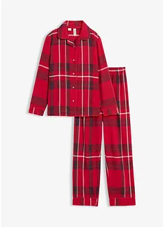 Flanell Pyjama aus weicher Baumwolle (2.tlg.Set), bonprix