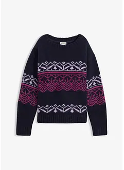 Pull norvégien oversize, bonprix