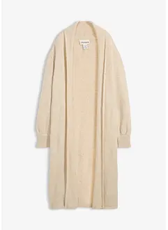 Langer Strickmantel in Hairy Optik, bonprix