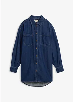 Chemisier oversize en jean épais, 100% coton, bonprix