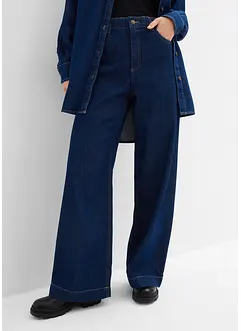 Jean large et droit, taille haute, bonprix