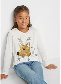 Langarmshirt aus reiner Bio-Baumwolle, bonprix