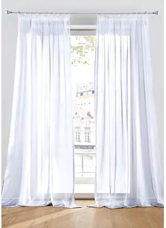 Voilage en batiste finement texturé (1 pce), bonprix