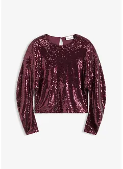 Pailletten-Langarmshirt, bonprix