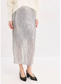 Pailletten-Midirock, bonprix