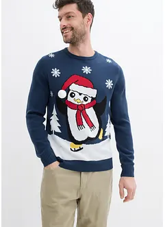 Pullover mit Weihnachtsmotiv, bonprix