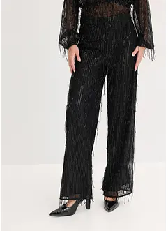 Paillettenhose  mit Fransen, bonprix