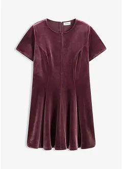 Minikleid aus softem Samt, bonprix